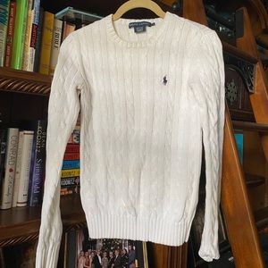 White Ralph Lauren sweater